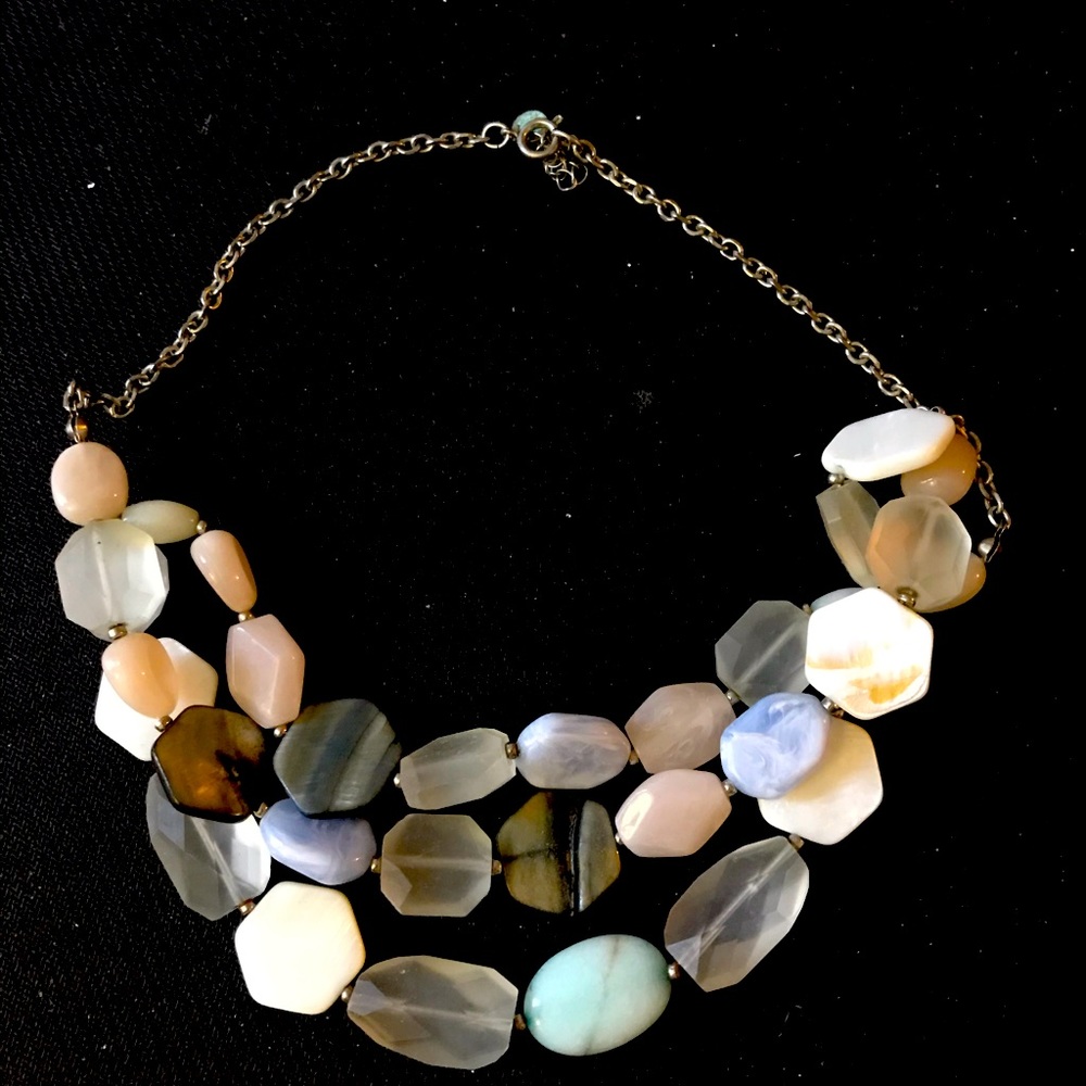 Loft multi-stone necklace